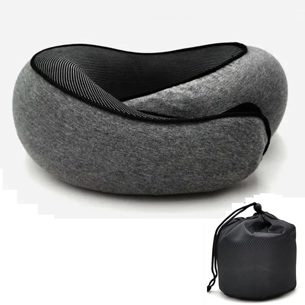 Memory Foam Neck Pillow for Sleep & Travel – Comfortable Support